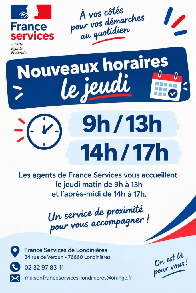 Nouveaux Horaires 