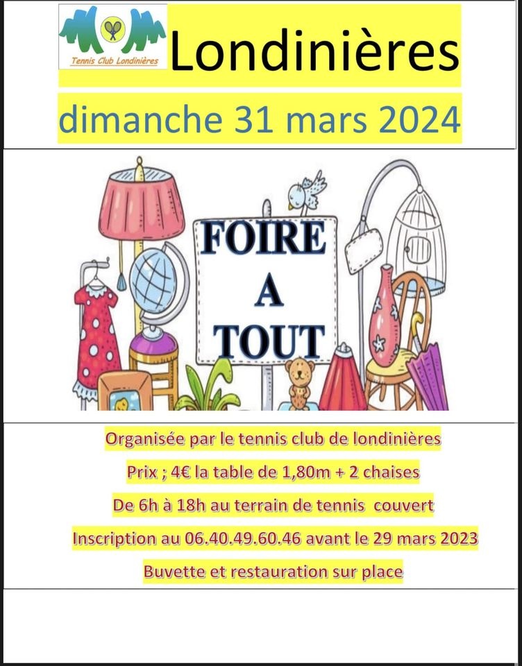 Foire à tout du Tennis Club de Londinières