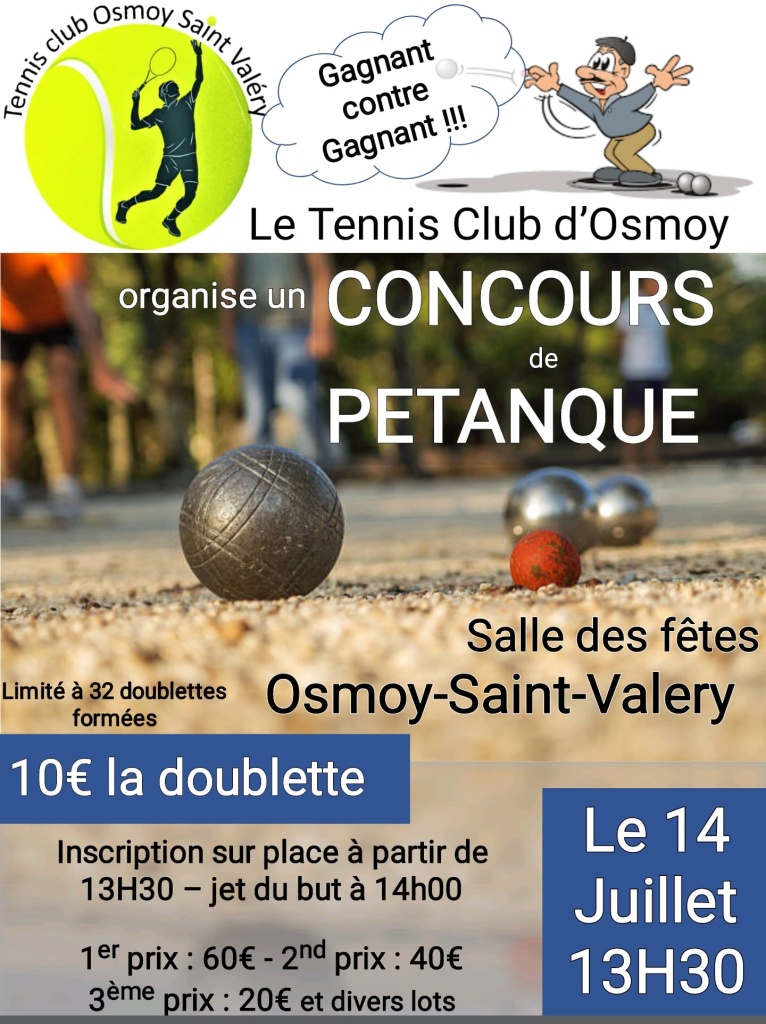 Concours de pétanque