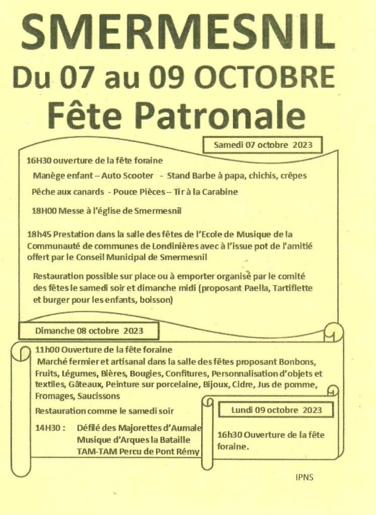 Fête patronale