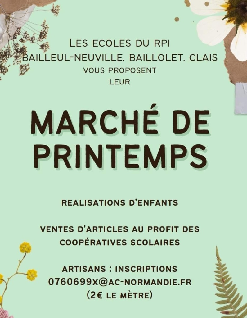 Marché de printemps